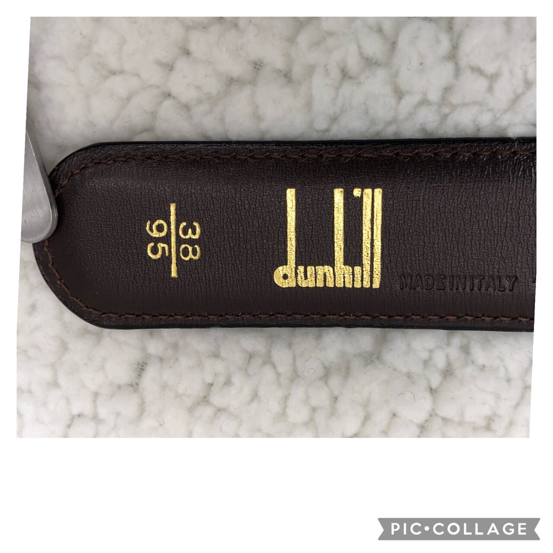 Dunhill(ダンヒル)の買取見積書有り　未使用品　dunhill ダンヒル　レザー ベルト　リバーシブル メンズのファッション小物(ベルト)の商品写真