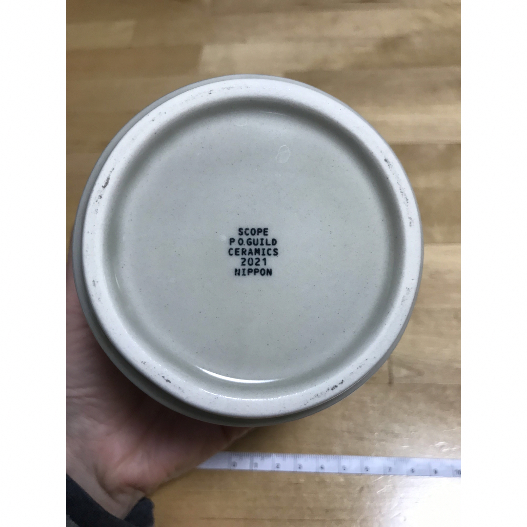 SCOPE - キッチンツールキャニスター 75mm グレー 鬼皮コルク付 SCOPE - キッチンツールキャニスター 75mm グレー 鬼皮コルク付