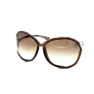 トムフォード(TOM FORD)のトムフォード TOM FORD ■ 【 claudia TF75 692 】 バンブー デザイン サングラス 眼鏡 32440(サングラス/メガネ)