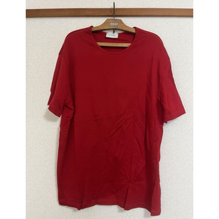 ルメール(LEMAIRE)のLEMAIRE tシャツ 赤(Tシャツ/カットソー(半袖/袖なし))