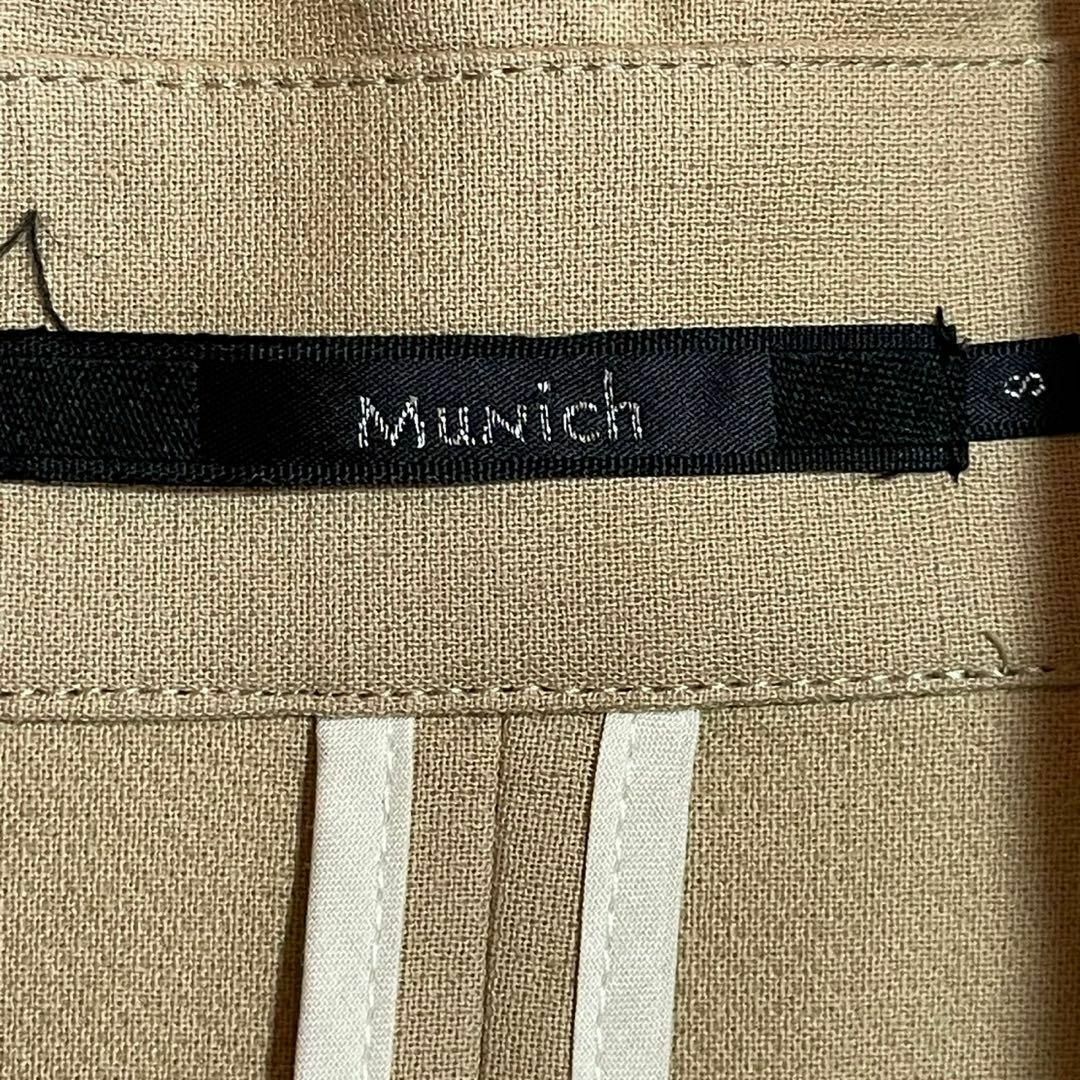 MUNICH(ミューニック)のMunich ミューニック　ハーフコート　ベージュ　サイズS レディースのジャケット/アウター(トレンチコート)の商品写真