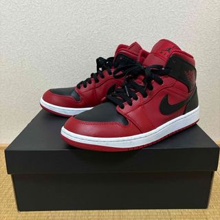 ナイキ(NIKE)のNike Air Jordan 1 Mid Reverse Bred(スニーカー)