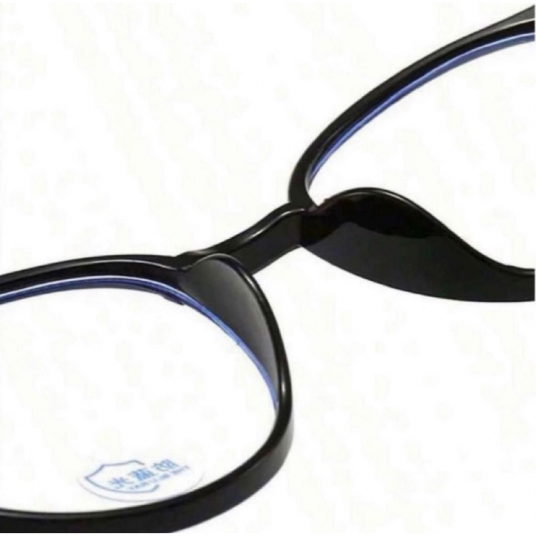 リーディンググラス シニア老眼鏡　ブラック+1.5 遠近両用　ブルーライトカット レディースのファッション小物(サングラス/メガネ)の商品写真