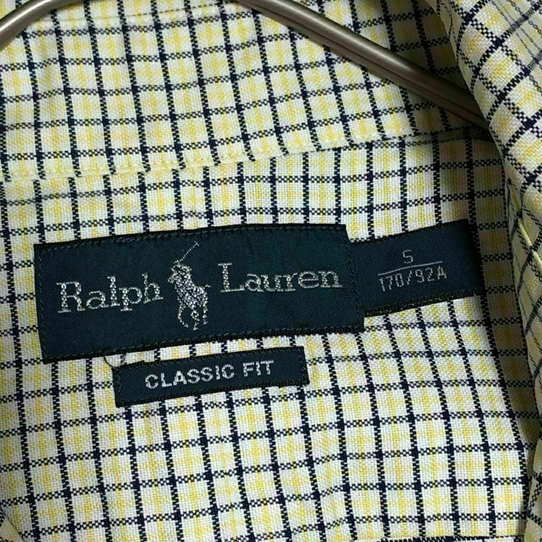 Ralph Lauren(ラルフローレン)の9X ラルフローレン BD長袖シャツ チェック ポニー刺繍 レディース古着 レディースのトップス(シャツ/ブラウス(長袖/七分))の商品写真