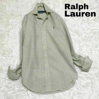 ラルフローレン(Ralph Lauren)の9X ラルフローレン BD長袖シャツ チェック ポニー刺繍 レディース古着(シャツ/ブラウス(長袖/七分))