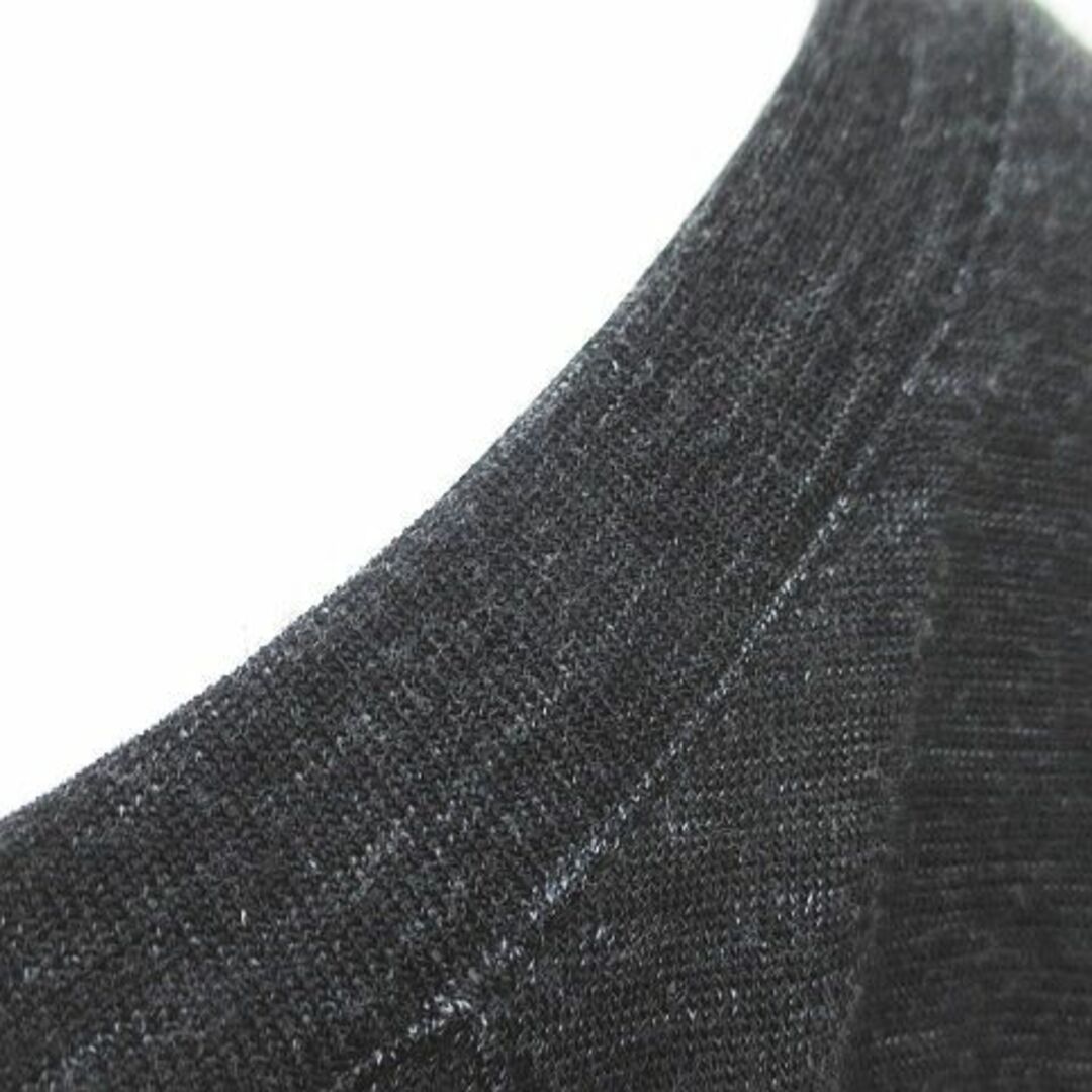 other(アザー)のHUMANOID 長袖 膝上 ミニ フレアワンピ XS グレー ポケット 毛 綿 レディースのワンピース(ミニワンピース)の商品写真