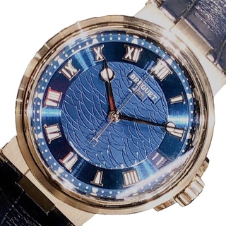 ブレゲ(Breguet)の　ブレゲ Breguet マリーン 5517BB/Y2/9ZU ブルー K18ホワイトゴールド 750WG メンズ 腕時計(その他)