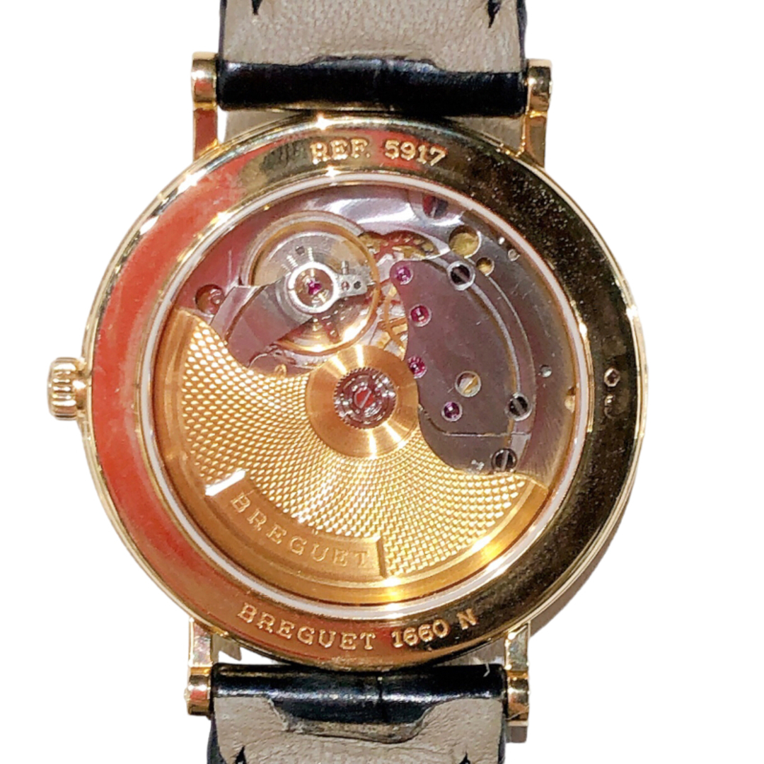 Breguet(ブレゲ)の　ブレゲ Breguet クラシック 5917BA/12/984 シルバー K18イエローゴールド 750YG/純正尾錠/純正クロコレザー 腕時計 メンズの時計(その他)の商品写真