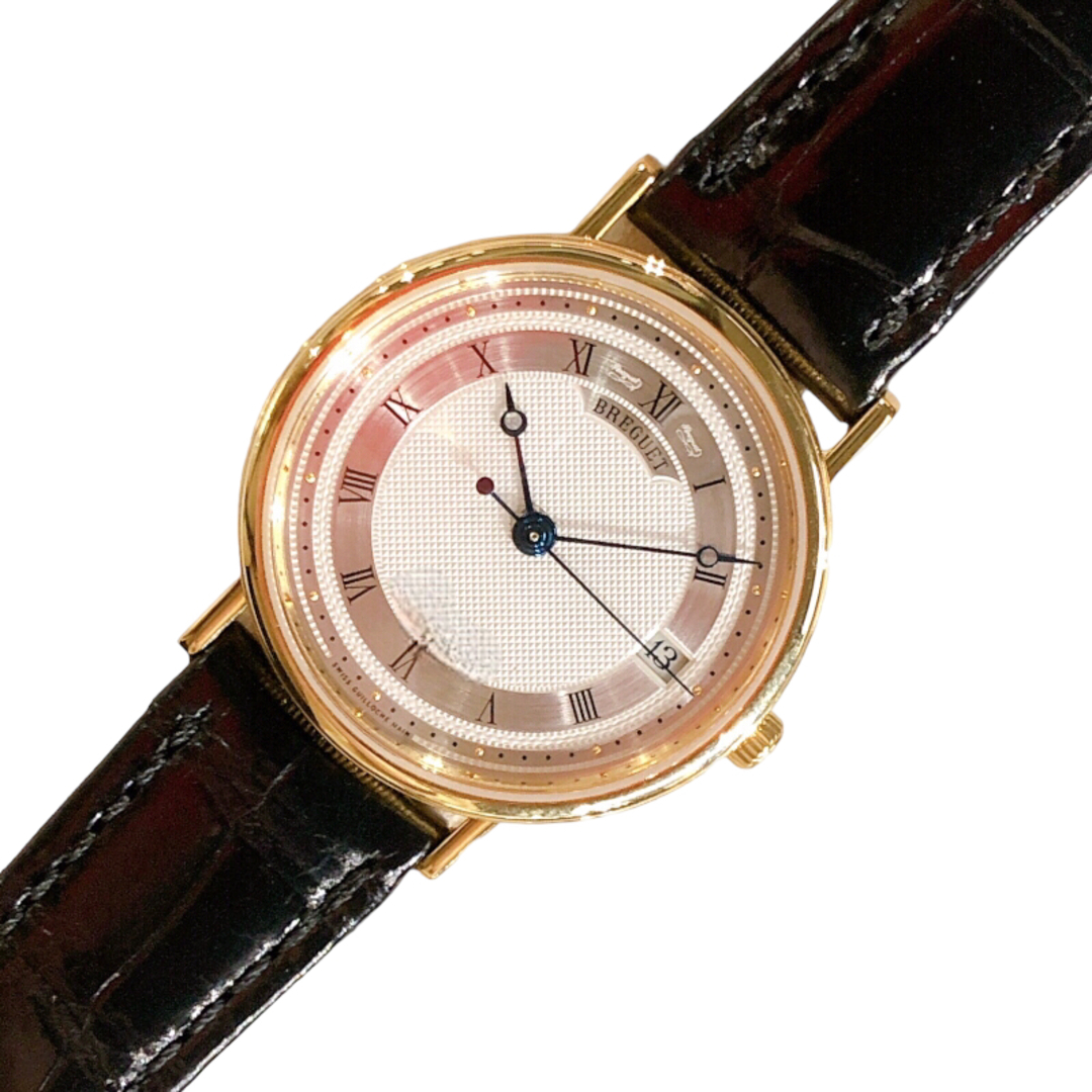 Breguet(ブレゲ)の　ブレゲ Breguet クラシック 5917BA/12/984 シルバー K18イエローゴールド 750YG/純正尾錠/純正クロコレザー 腕時計 メンズの時計(その他)の商品写真