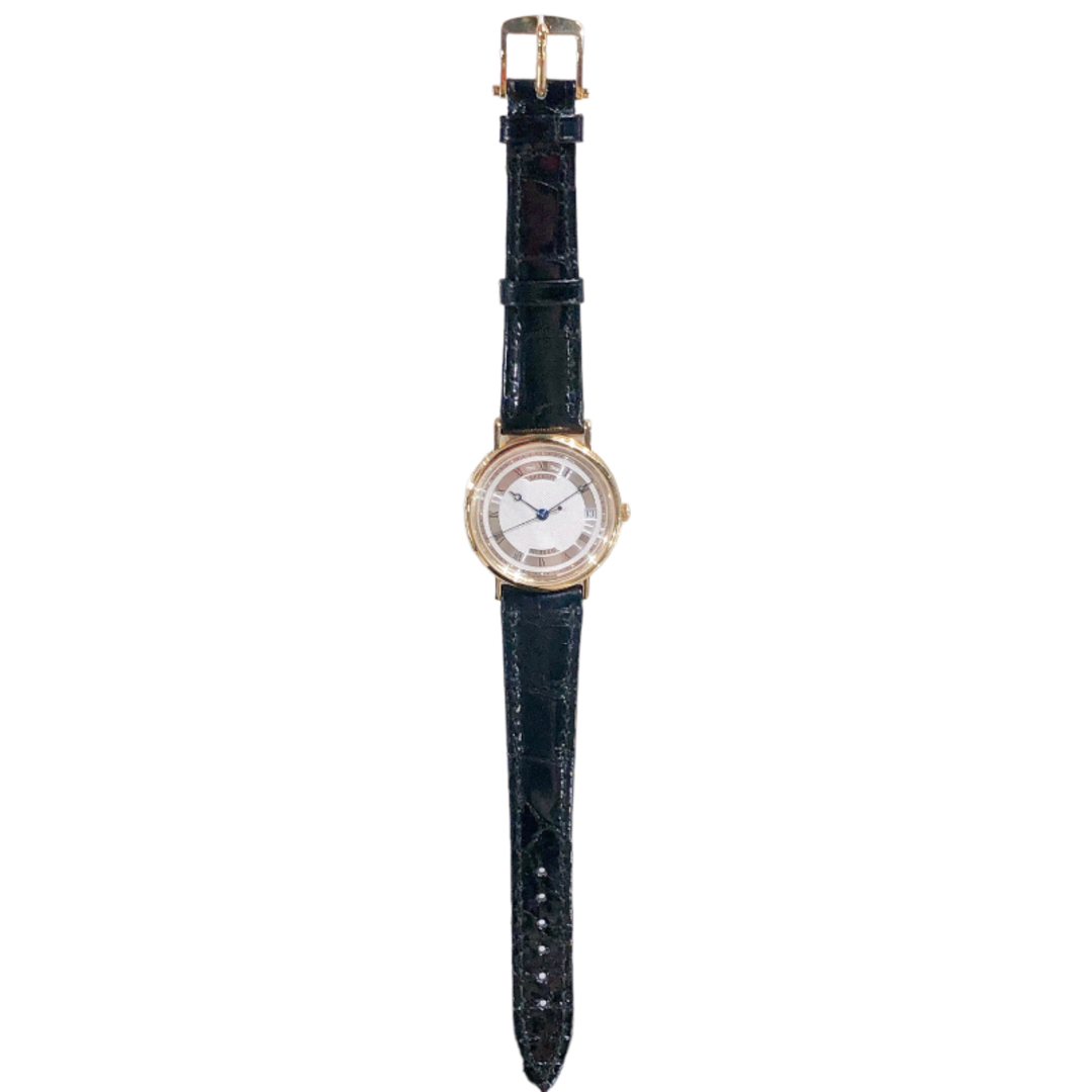 Breguet(ブレゲ)の　ブレゲ Breguet クラシック 5917BA/12/984 シルバー K18イエローゴールド 750YG/純正尾錠/純正クロコレザー 腕時計 メンズの時計(その他)の商品写真