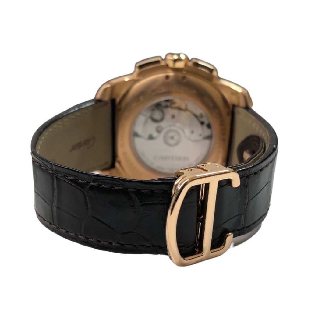 Cartier(カルティエ)の　カルティエ Cartier カリブルドゥカルティエ クロノグラフ W71 00044 K14ピンクゴールド メンズ 腕時計 メンズの時計(その他)の商品写真