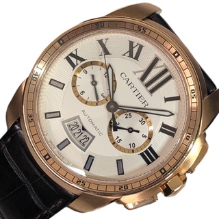 カルティエ(Cartier)の　カルティエ Cartier カリブルドゥカルティエ クロノグラフ W71 00044 K14ピンクゴールド メンズ 腕時計(その他)