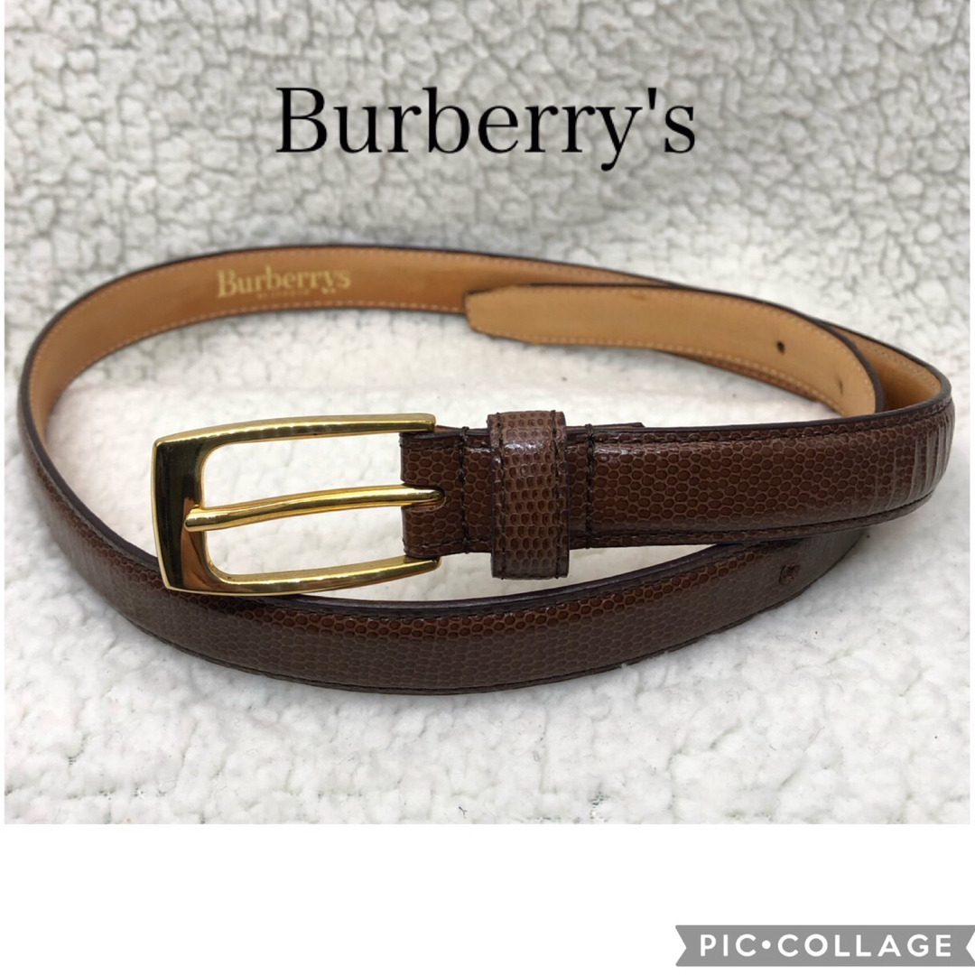 BURBERRY(バーバリー)の美品　Burberry's バーバリーズ　レディース　レザーベルト レディースのファッション小物(ベルト)の商品写真