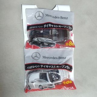 メルセデスベンツ(Mercedes-Benz)のメルセデス·ベンツ ダイキャストオープンカー ミニモデル2種 未開封(ミニカー)