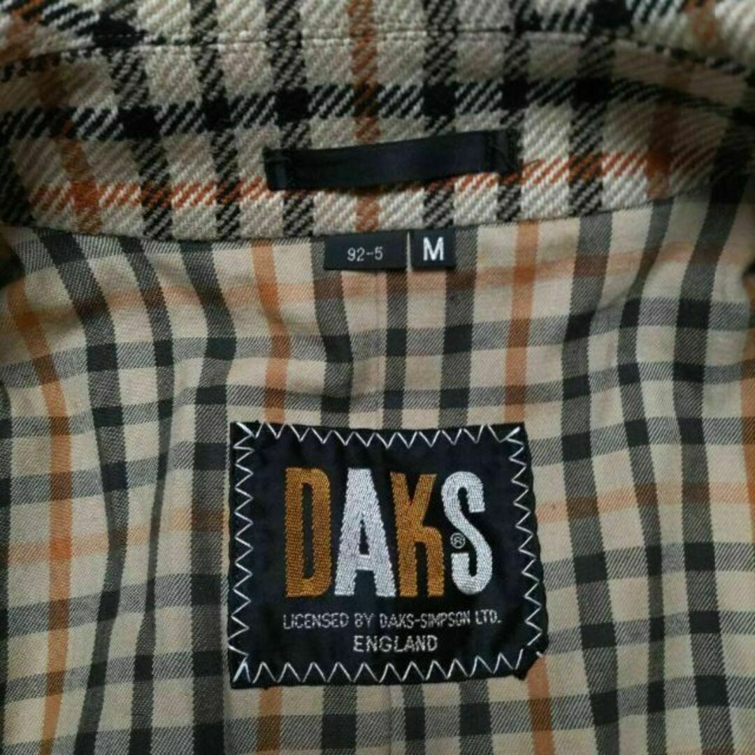 DAKS(ダックス)のDAKS ダックス ウール ピーコート ネイビー Mサイズ メンズのジャケット/アウター(ピーコート)の商品写真