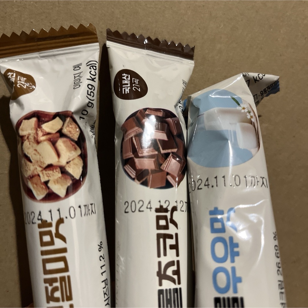 ルイボス麦茶を含めた3点ずつ韓国お菓子セット 食品/飲料/酒の食品(菓子/デザート)の商品写真