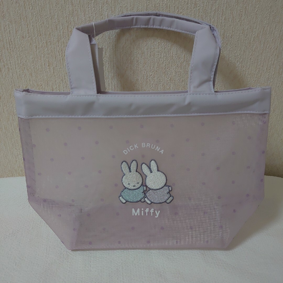 miffy(ミッフィー)の3日間限定値下げ☆新品☆ミッフィー☆シャーベット メッシュトートバッグ レディースのバッグ(トートバッグ)の商品写真