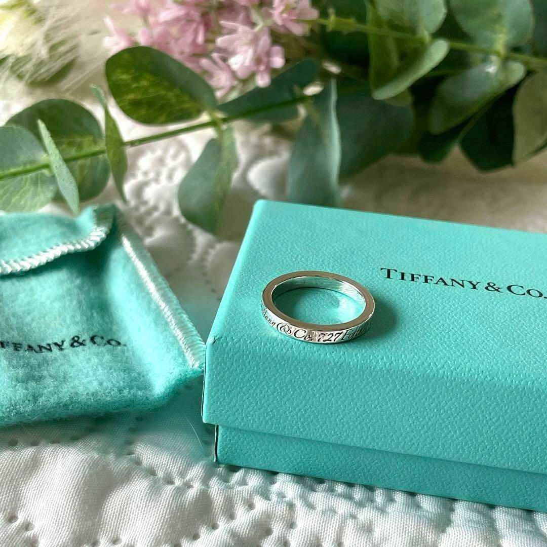 Tiffany & Co. - 極美品 ティファニー ノーツナローリング シルバー925