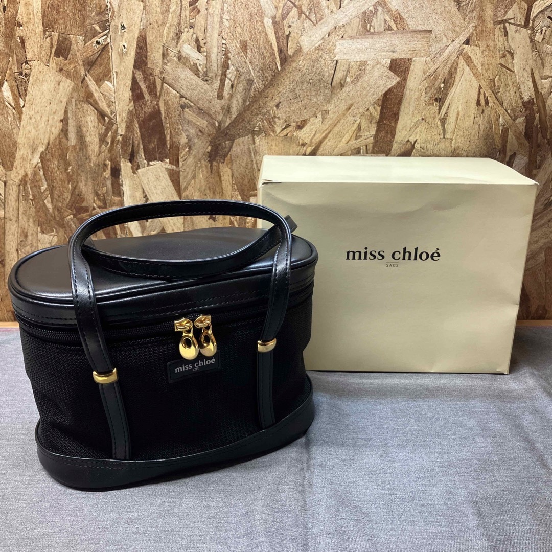 Chloe(クロエ)の【Nち1238】miss chloe バッグハンドバッグ ブラック トートバッグ レディースのバッグ(ハンドバッグ)の商品写真