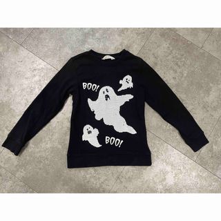 エイチアンドエム(H&M)のトレーナー　130　ハロウィン　H&M　キッズ　スパンコール(Tシャツ/カットソー)