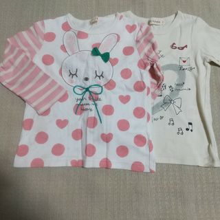 ニットプランナー(KP)のkp ニットプランナー　100cm 長袖Tシャツ　ロンT　２枚(Tシャツ/カットソー)