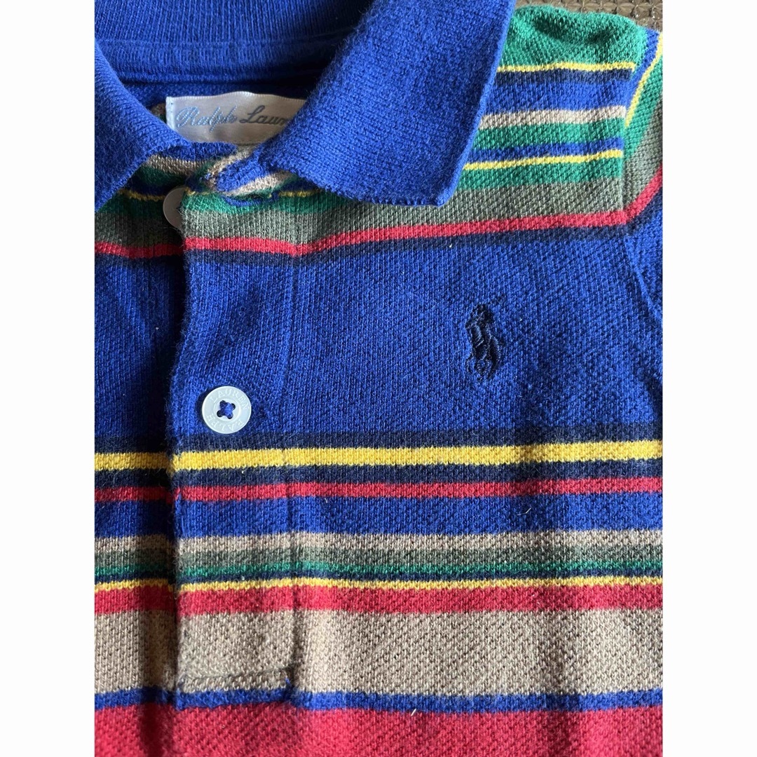 Ralph Lauren(ラルフローレン)のラルフローレンポロシャツ2枚　70㎝ キッズ/ベビー/マタニティのベビー服(~85cm)(ロンパース)の商品写真