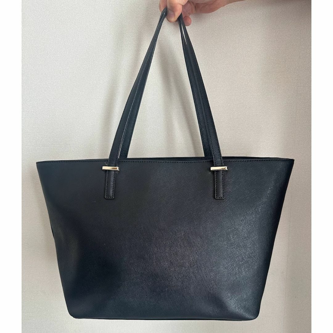 kate spade new york(ケイトスペードニューヨーク)の【正規品】ケイトスペード　トートバッグ A4　黒 箱・袋付 レディースのバッグ(トートバッグ)の商品写真