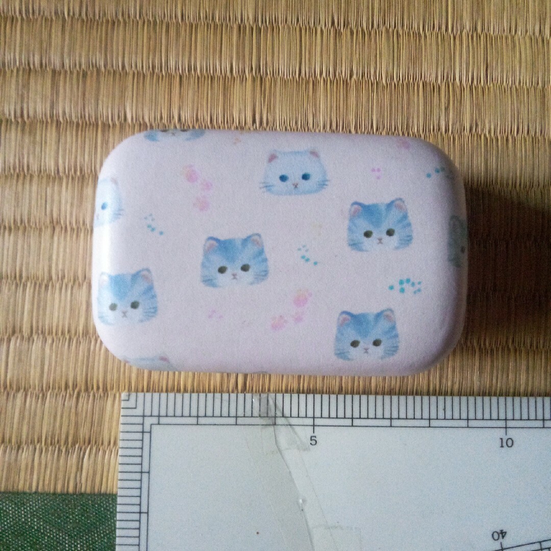ピルケース　猫柄　可愛い　ピンク色 インテリア/住まい/日用品のインテリア小物(小物入れ)の商品写真