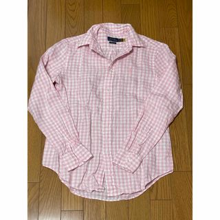 ポロラルフローレン(POLO RALPH LAUREN)のポロラルフローレン ピンク チェック シャツ XS(シャツ/ブラウス(長袖/七分))