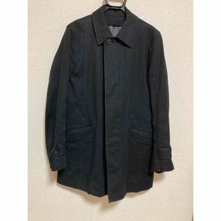 メンズメルローズ(MEN'S MELROSE)の【古着】MEN'S MELROSE メンズメルローズ コート ブラック(ステンカラーコート)