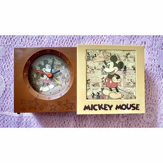 ディズニー(Disney)のミッキーマウス　時計　目覚まし時計　アナログ時計　置き時計　ディズニー(置時計)