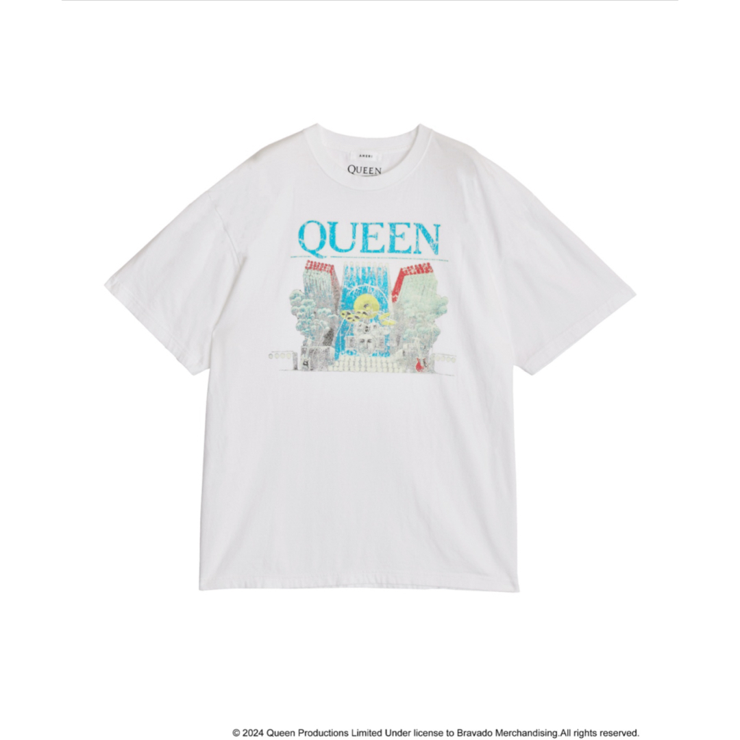 Ameri VINTAGE(アメリヴィンテージ)の【新品】AMERIアメリ QUEEN TOUR´80 WHT TEE レディースのトップス(Tシャツ(半袖/袖なし))の商品写真