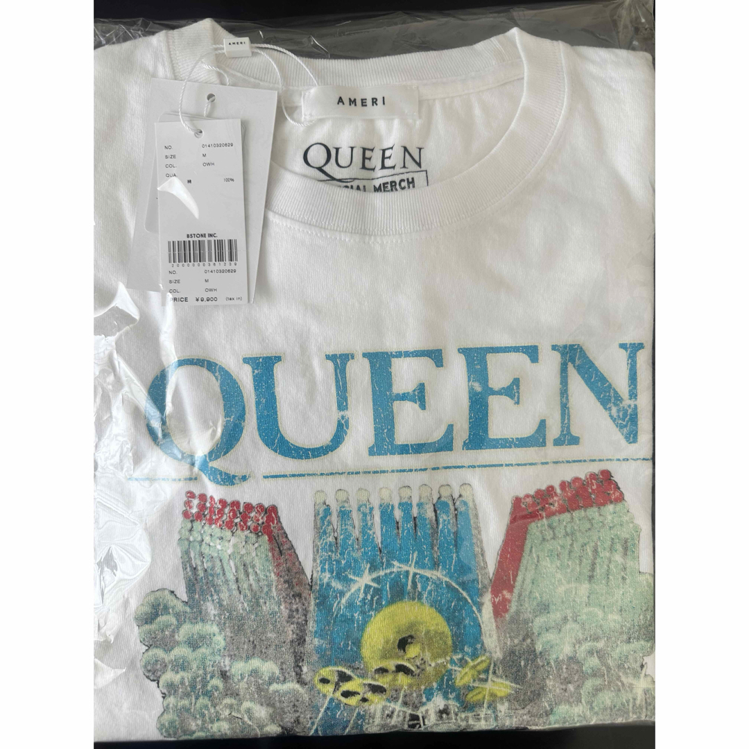 Ameri VINTAGE(アメリヴィンテージ)の【新品】AMERIアメリ QUEEN TOUR´80 WHT TEE レディースのトップス(Tシャツ(半袖/袖なし))の商品写真