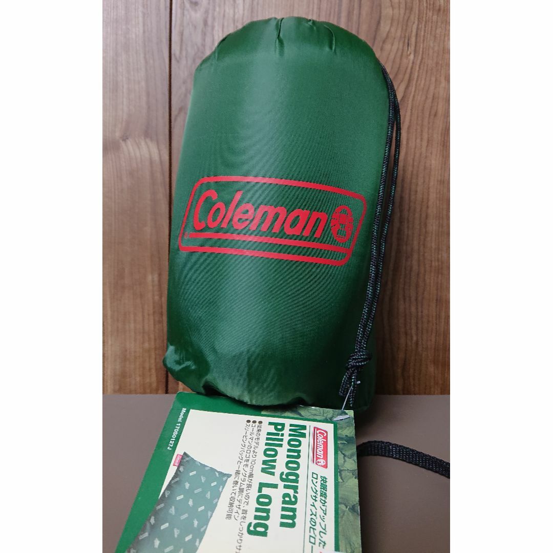 Coleman 防災にも♪ コールマン ランタンロゴ キャンプピロー 枕 新品 スポーツ/アウトドアのアウトドア(寝袋/寝具)の商品写真