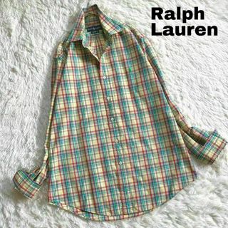 ラルフローレン(Ralph Lauren)の71X春秋ラルフローレン マルチカラーBD長袖シャツ ポニー刺繍 古着(シャツ/ブラウス(長袖/七分))