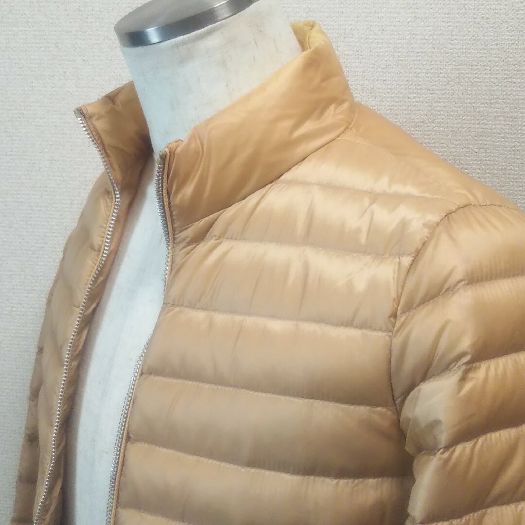 MONCLER(モンクレール)のモンクレール Blein ライトダウン フリル レディース ベージュ サイズ1 レディースのジャケット/アウター(ダウンジャケット)の商品写真