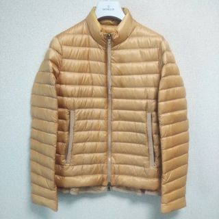 モンクレール(MONCLER)のモンクレール Blein ライトダウン フリル レディース ベージュ サイズ1(ダウンジャケット)