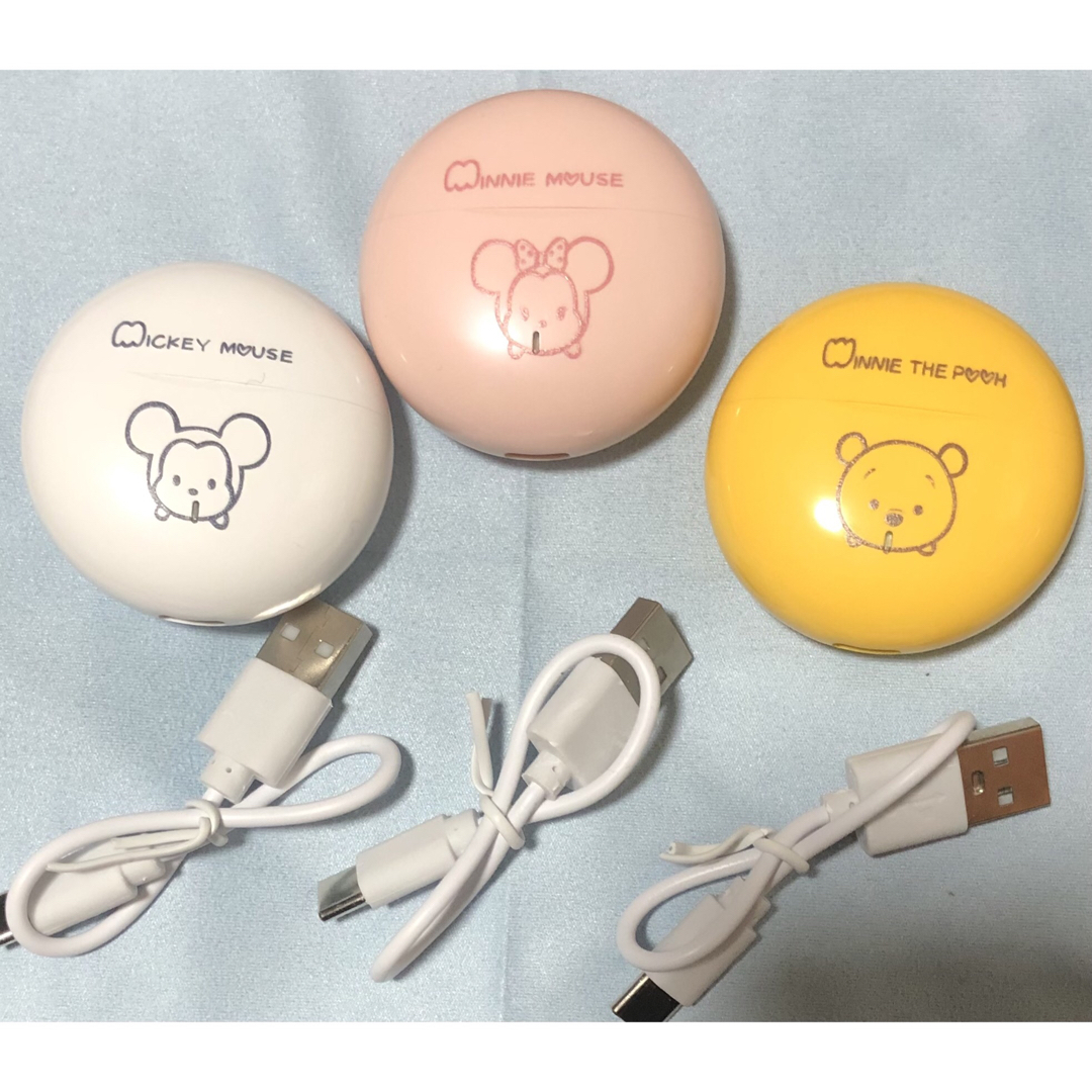 Disney(ディズニー)のディズニー　Bluetooth5.3 ワイヤレスイヤフォン　ペアリング確認済 スマホ/家電/カメラのオーディオ機器(ヘッドフォン/イヤフォン)の商品写真