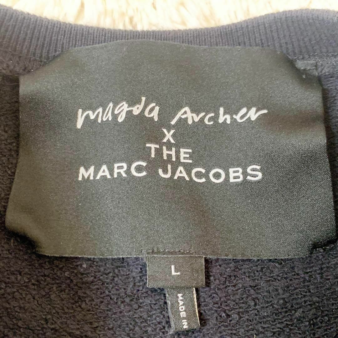 MARC JACOBS(マークジェイコブス)のマークジェイコブス　Magada Archer 羊　スウェット　ブラック　L レディースのトップス(トレーナー/スウェット)の商品写真