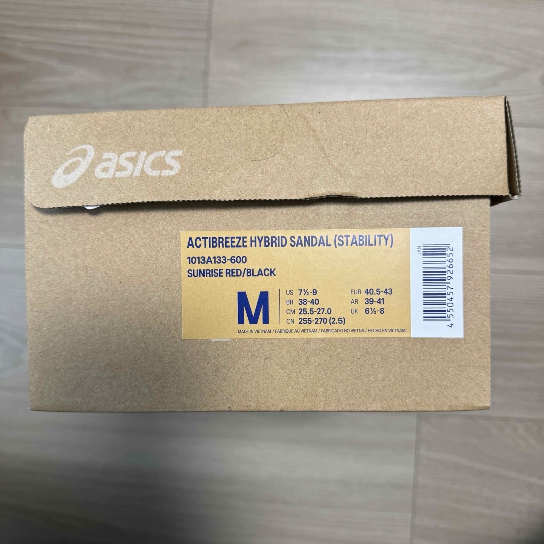 asics(アシックス)のMサイズ　 レッド　ACTIBREEZE HYBRID SANDAL メンズの靴/シューズ(サンダル)の商品写真