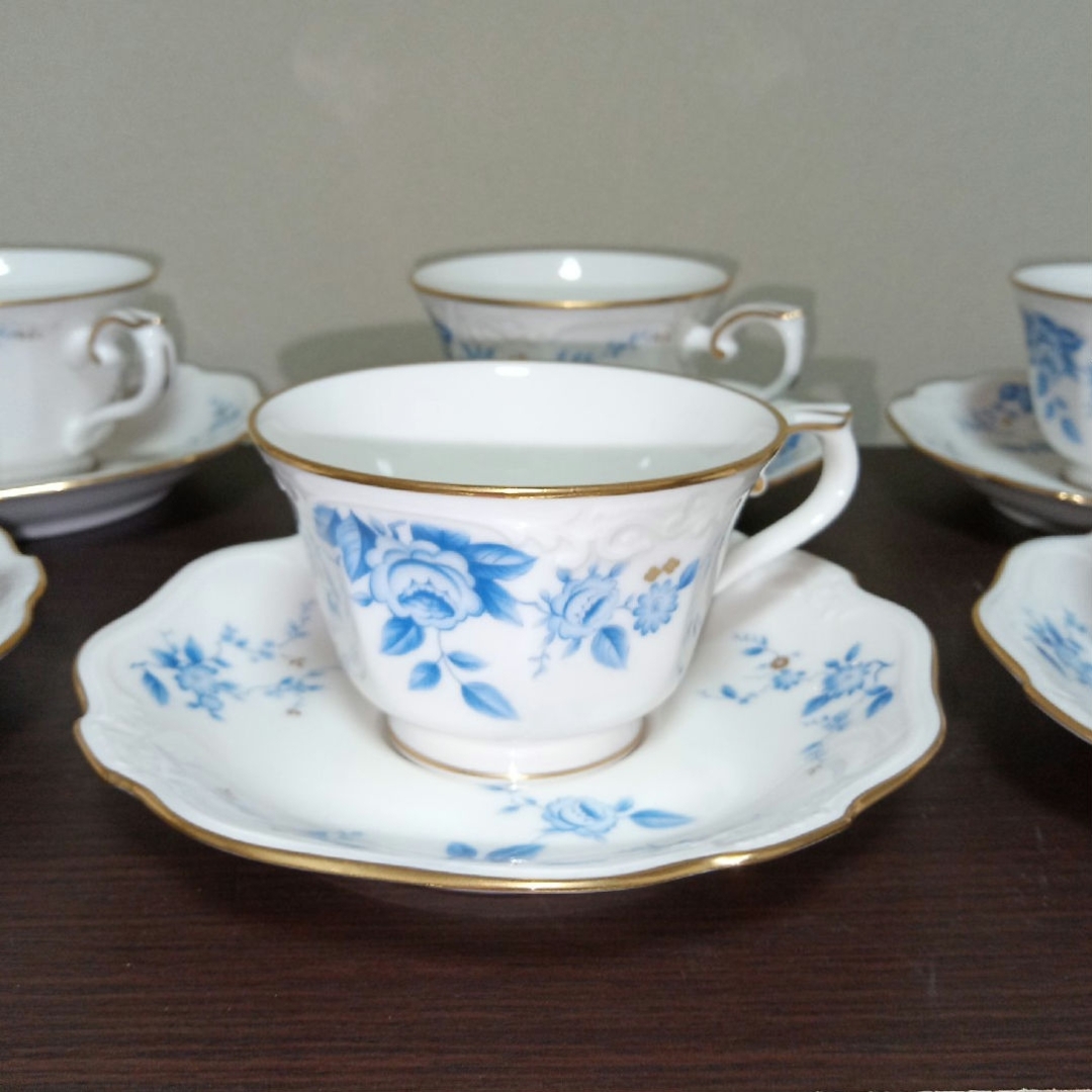 Noritake(ノリタケ)のNoritake ROTARY INTERNATIOカップ&ソーサー 6客セット インテリア/住まい/日用品のキッチン/食器(グラス/カップ)の商品写真