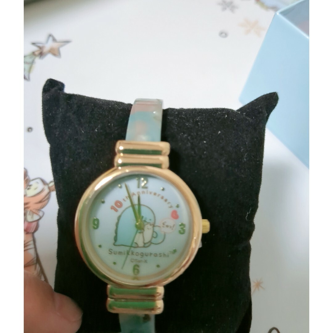 すみっコぐらし(スミッコグラシ)のすみっコぐらし 10th バングルウォッチ とかげ レディースのファッション小物(腕時計)の商品写真
