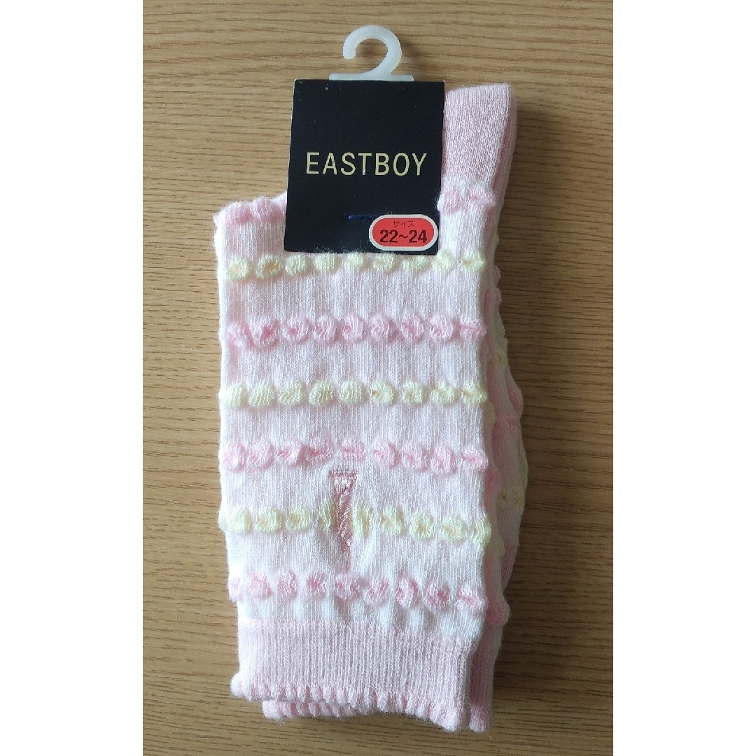 EASTBOY(イーストボーイ)のEASTBOY ソックス  22～24cm  1足 レディースのレッグウェア(ソックス)の商品写真