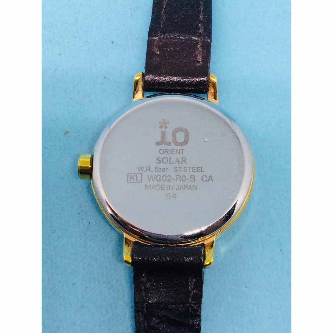 ORIENT(オリエント)のE28）ソーラー(*'▽')オリエントIOディト・ソーラーゴールドレディス腕時計 レディースのファッション小物(腕時計)の商品写真