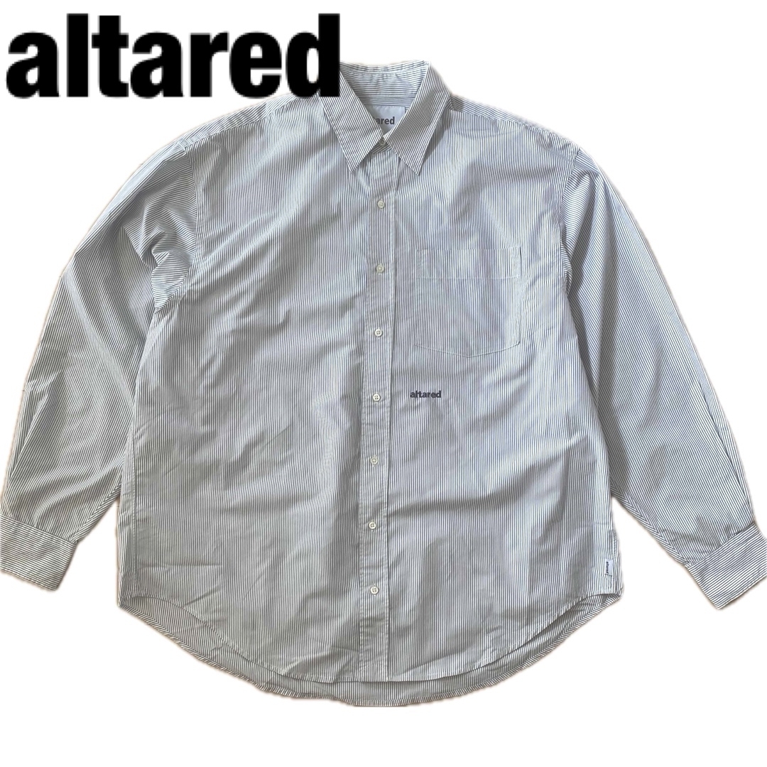 1LDK SELECT(ワンエルディーケーセレクト)の【altared】stripe shirt メンズのトップス(シャツ)の商品写真