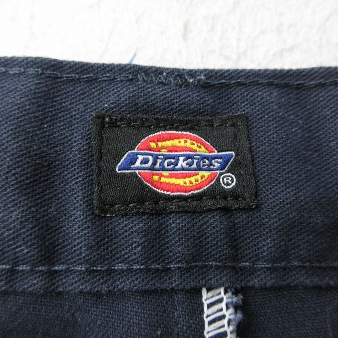 Dickies(ディッキーズ)の古着 ディッキーズ Dickies ワーク パンツ レディース ダブルニー 紺 ネイビー 23nov18 中古 ボトムス レディースのパンツ(ショートパンツ)の商品写真