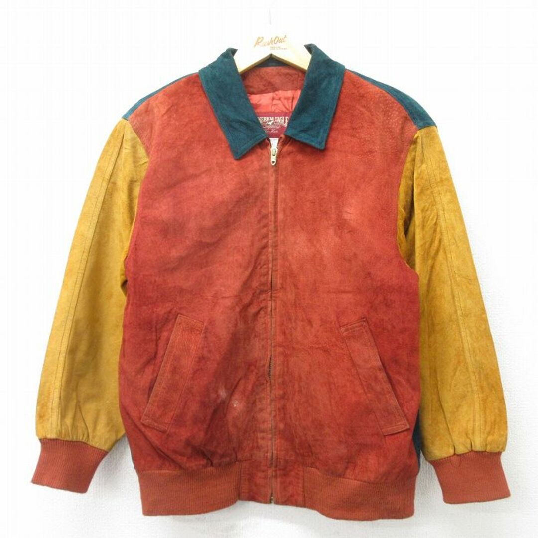 M☆古着 アメリカンイーグル American Eagle 長袖 スエード M☆古着 アメリカンイーグル American Eagle 長袖 スエード