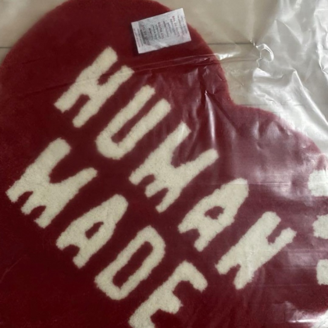 HUMAN MADE(ヒューマンメイド)のHUMAN MADE Heart Rug Small "Red" インテリア/住まい/日用品のラグ/カーペット/マット(ラグ)の商品写真