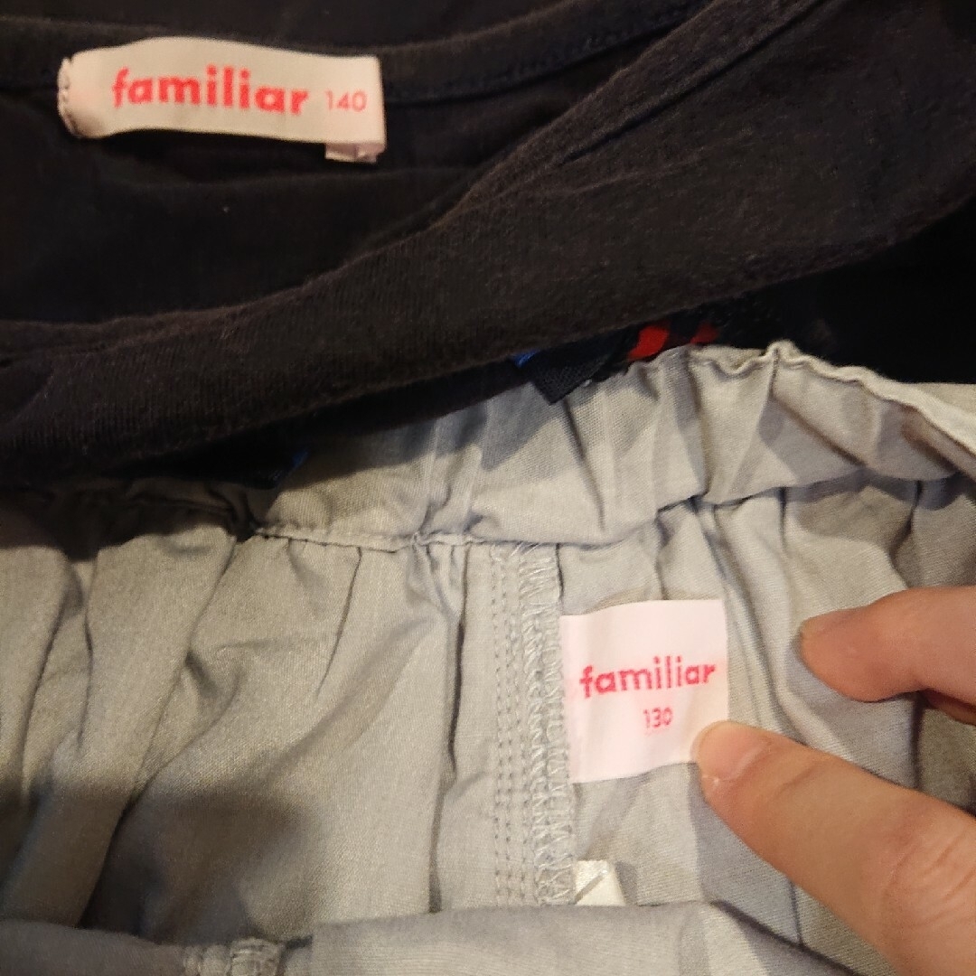 familiar(ファミリア)のファミリア 半ズボン  半袖Tシャツ キッズ/ベビー/マタニティのキッズ服女の子用(90cm~)(Tシャツ/カットソー)の商品写真