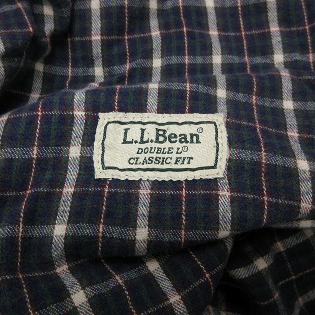 L.L.Bean(エルエルビーン)のW36★古着 エルエルビーン LLBEAN ジーンズ メンズ 00年代 00s コットン 紺 ネイビー デニム 内側フランネル 23nov11 中古 ボトムス ジーパン Gパン ロング パンツ メンズのパンツ(ワークパンツ/カーゴパンツ)の商品写真